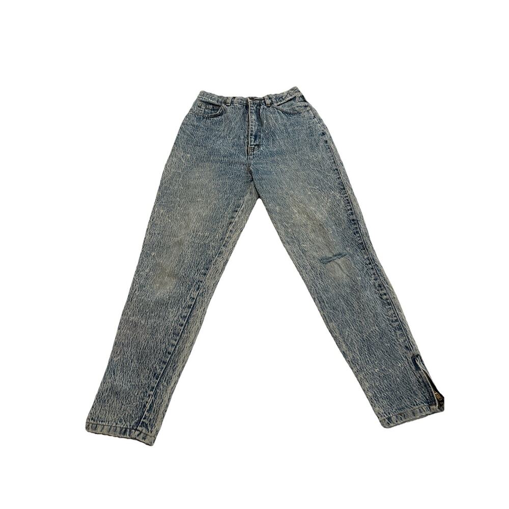 Vintage Stefano Jeans Women’s Size 10 World Wide Acid Wash Highwaisted Mom Jeans
